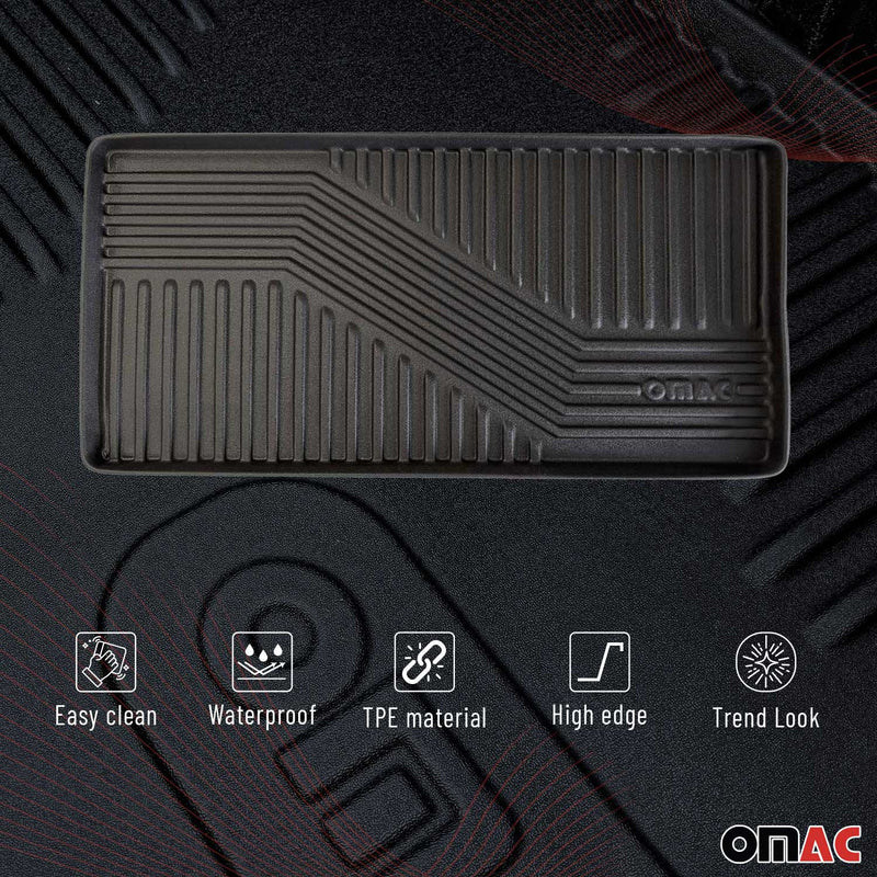 Tapis de coffree polyvalent Tapis en Caoutchouc Organiseur pour voiture 78x38cm