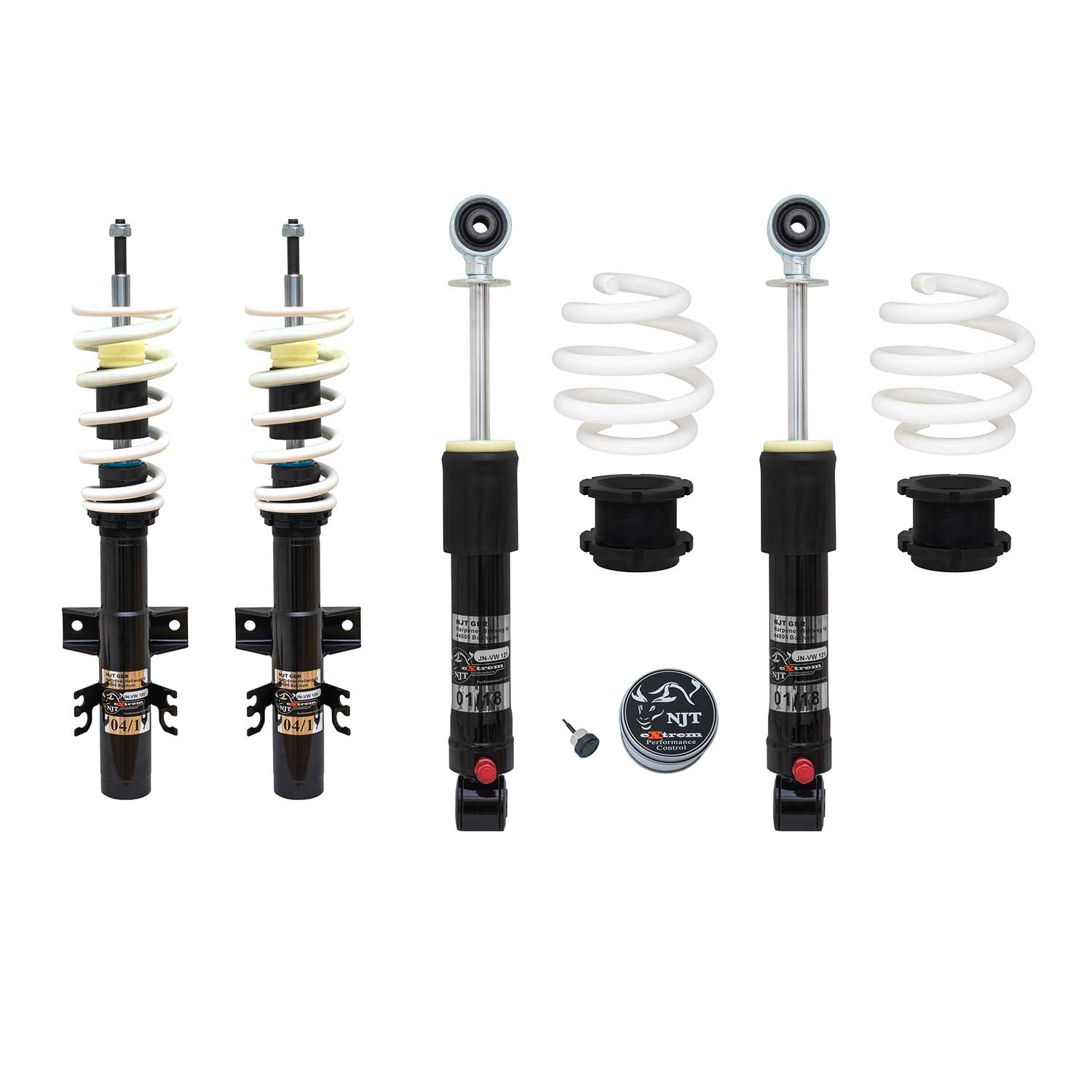 Kit Suspension + Amortisseur combiné NJT eXtrem pour VW T5 Transporter 2003-2015