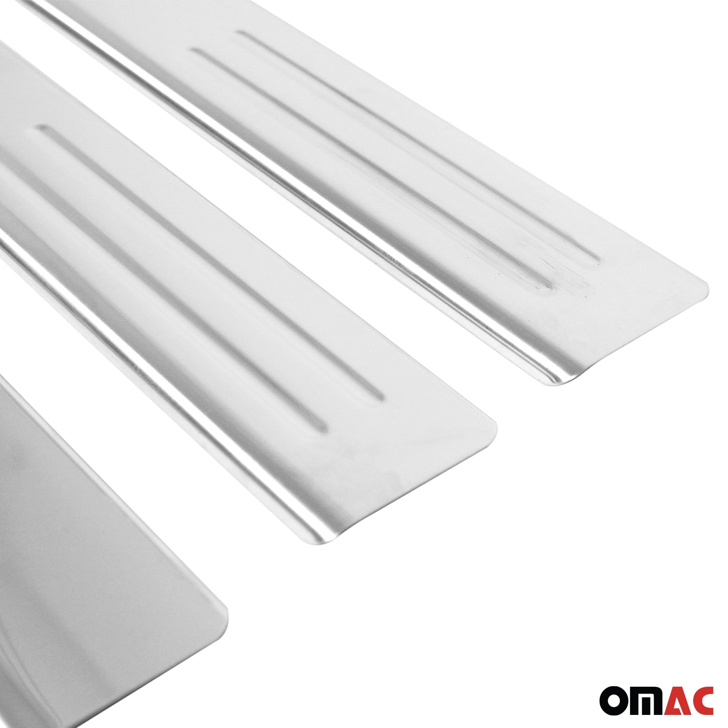 Couverture de Seuil de porte pour Dacia Duster I II 2010-2024 acier chromé 4 Pcs