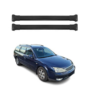 Barres de toit transversales pour Ford Mondeo SW 2000-2007 Aluminium Noir