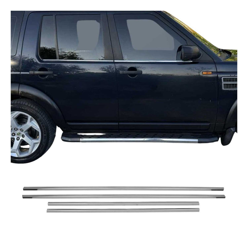 Garniture de Fenêtre pour Land Rover Discovery 2004-2009 Acier Inox 4Pcs