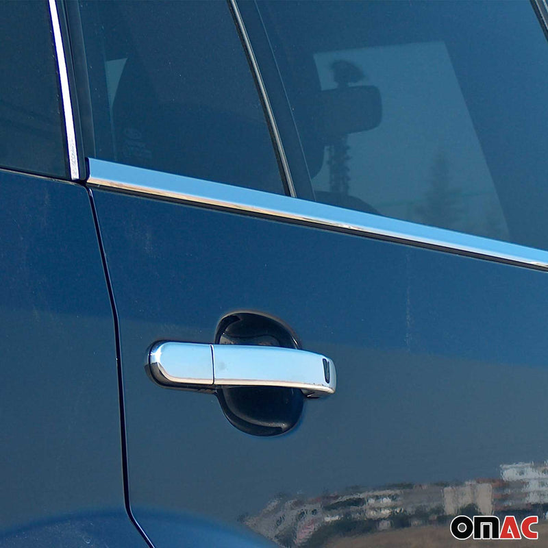 Baguettes pour contour Latérales pour FORD Fusion 2002-2012 en acier inox chrome