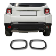 Cadres de Réflecteurs Arrière pour Jeep Renegade 2014-2024 acier inox Brossé 2x