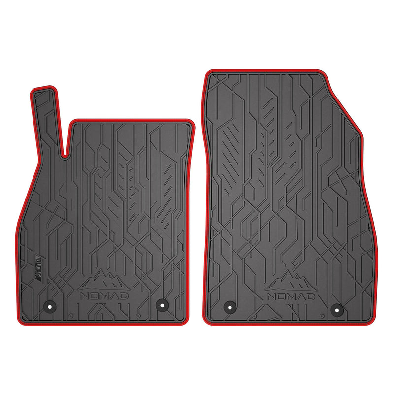 Tapis de sol pour Chevrolet Malibu IV 2011-2019 Caoutchouc Noir-Rogue 2Pcs