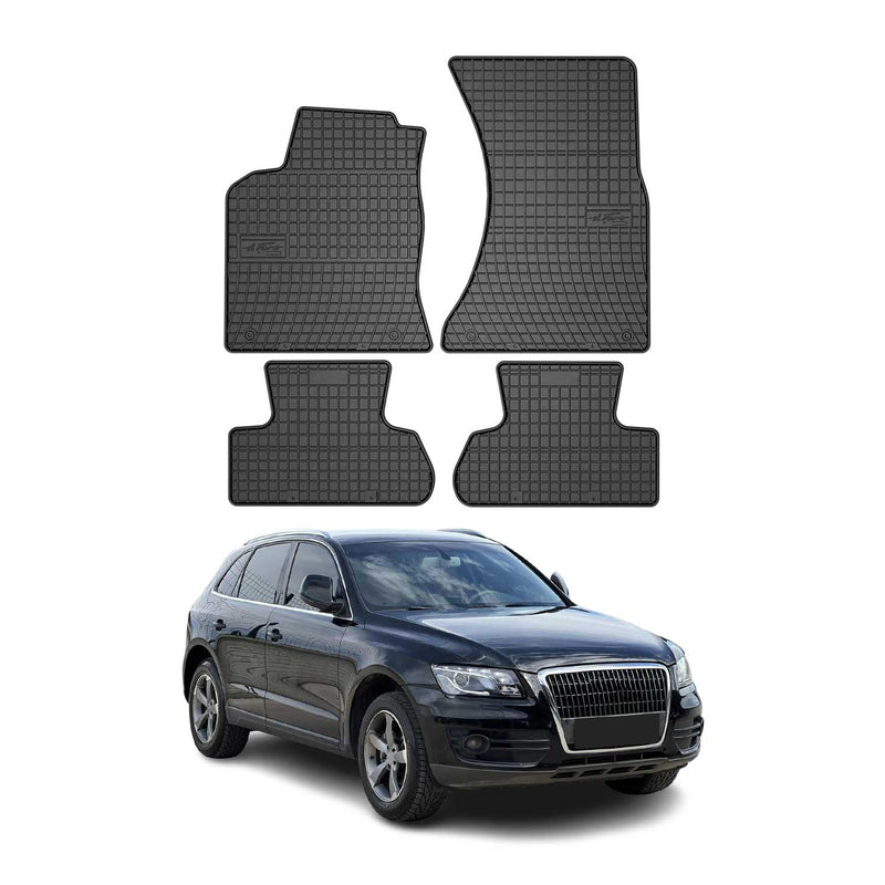 OMAC Tapis de sol pour Audi Q5 8RB 2008-2017 Noir en caoutchouc