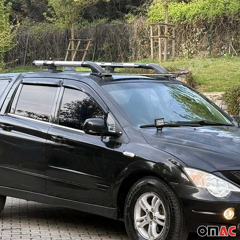Baguettes pour contour Latérales pour Ssangyong Actyon Sports 2006-2012 Chromé