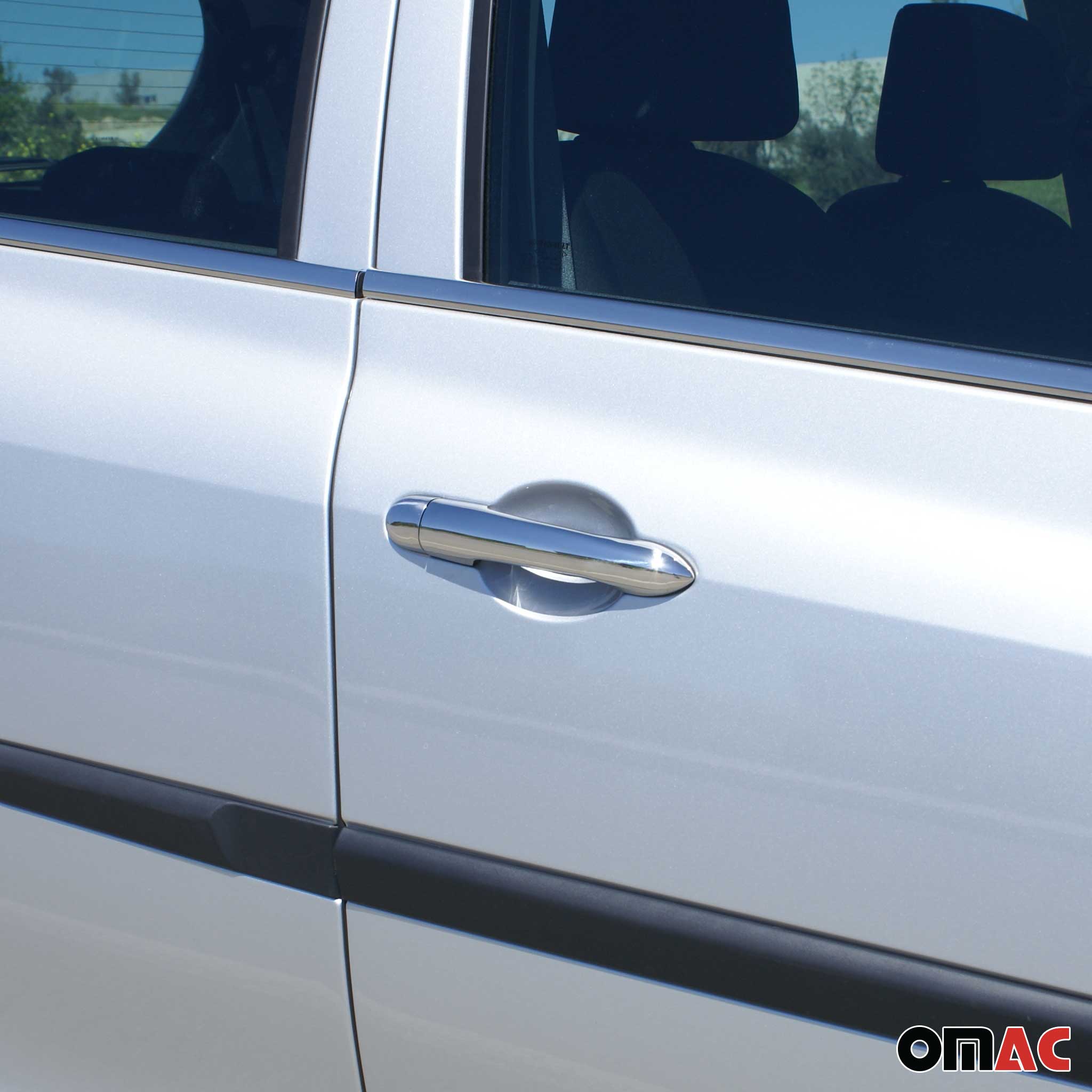 Couverture de poignée de porte pour Renault Clio 2005-2012 Break en Acier Inox