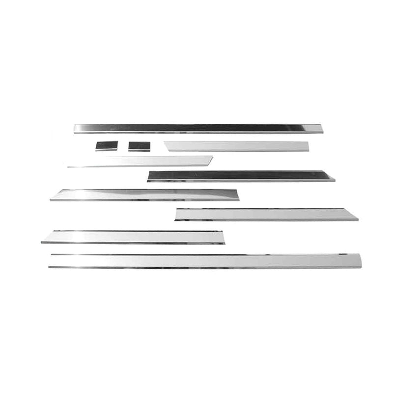 Baguettes de porte pour Mercedes Sprinter W906 2006-2018 inox chrome L2