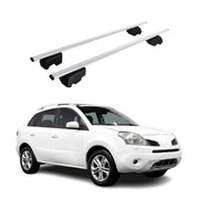 Barres de toit Transversales pour Renault Koleos I 2011-2015 Facelift Acier Gris