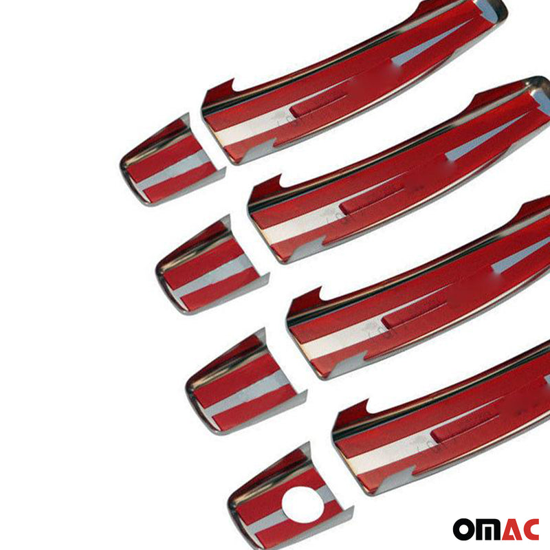 Couverture de poignée de porte pour Opel Astra H J 2004-2014 en Acier Inox 8Pcs