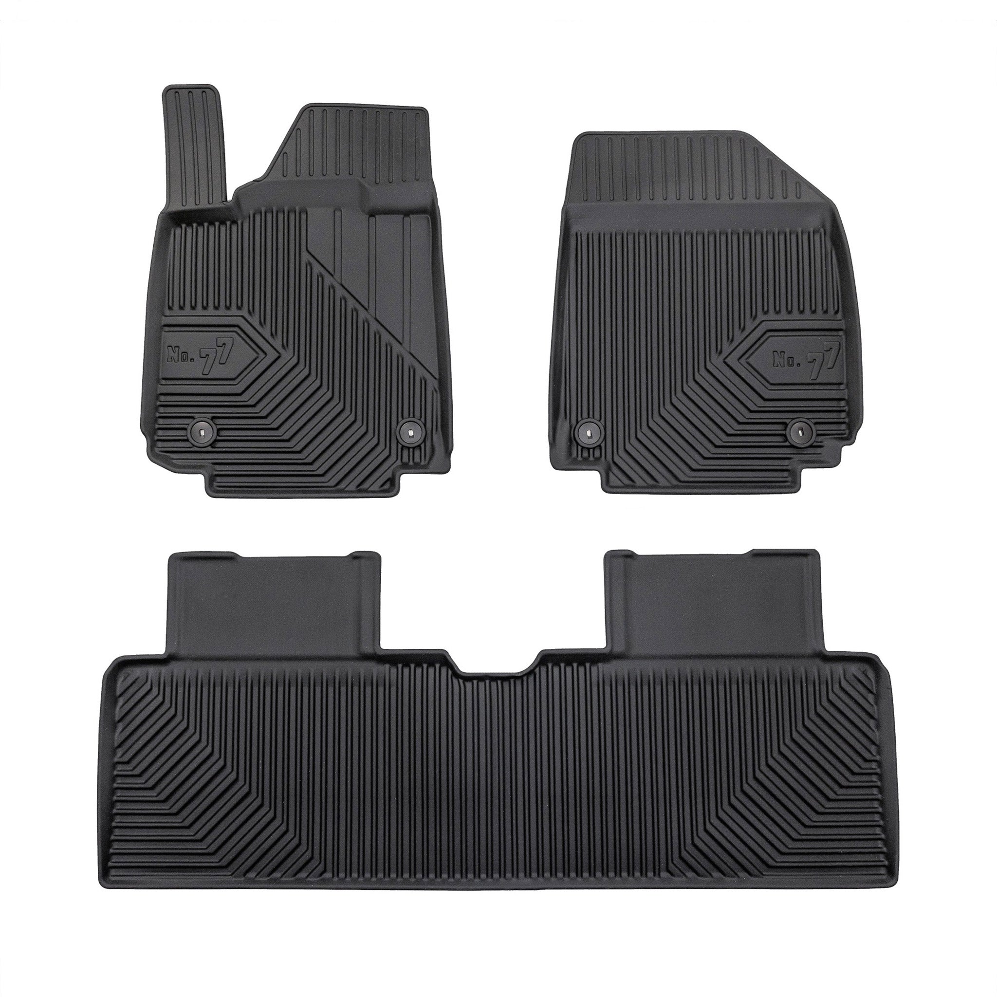 Tapis de Sol de Voiture pour Hyundai Ioniq 6 2022-2026 TPE Imperméable 3Pcs