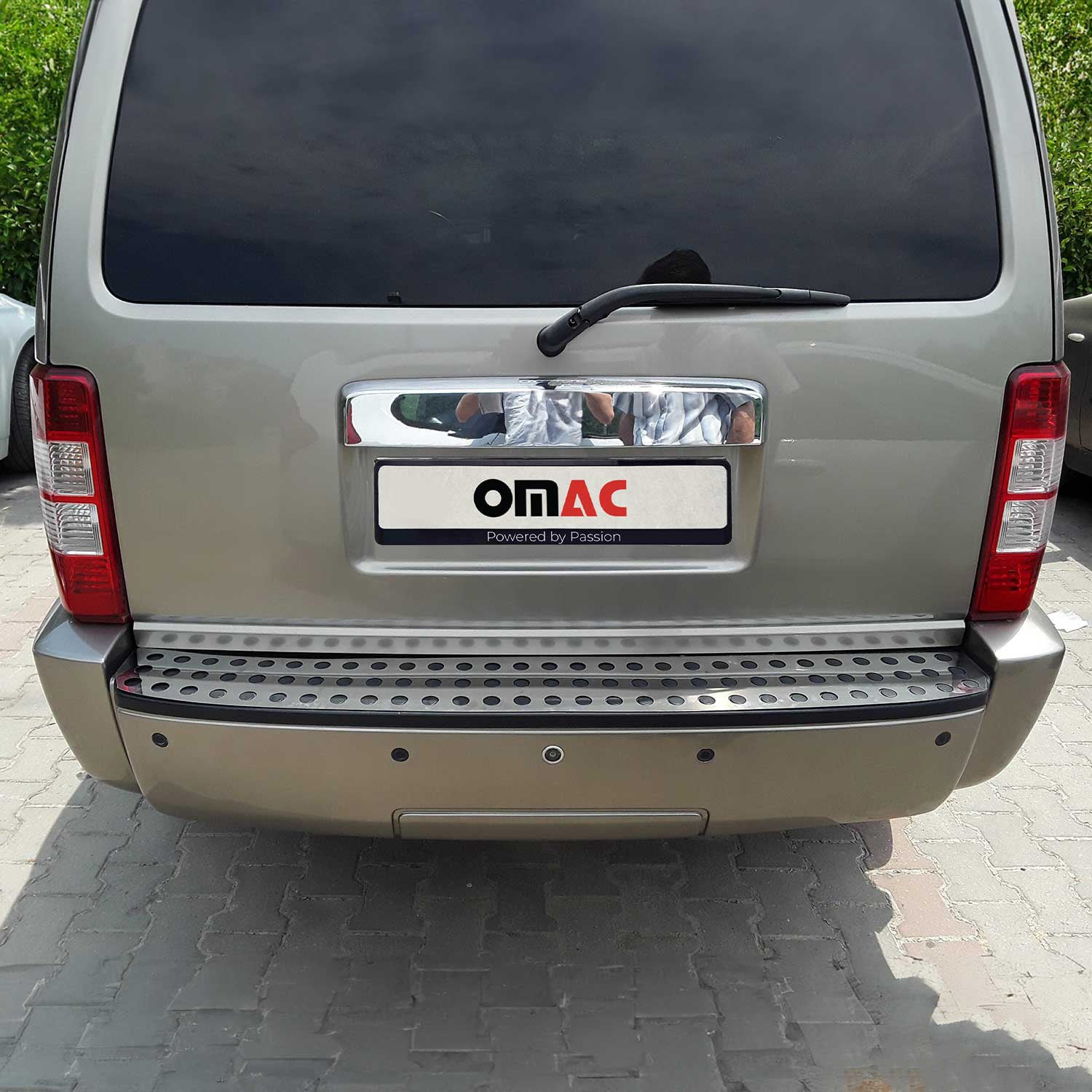 Protection Seuil De Pare-Chocs Arriére pour Dodge Nitro 2007-2012 Inox Acier