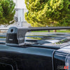 Barres de toit transversales pour VW T7 Multivan 2022-2024 noir en Alu