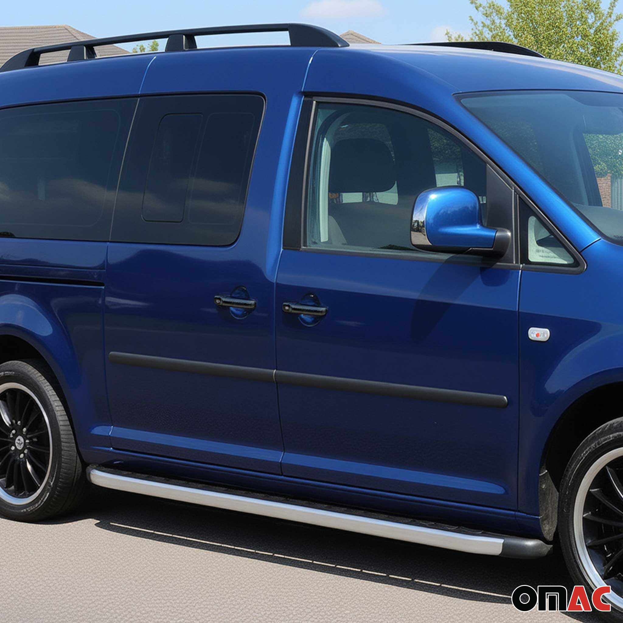 Poignée de porte latérale pour VW T6 T6.1 tout 2015-24 H1 4Portes Acier Sombre