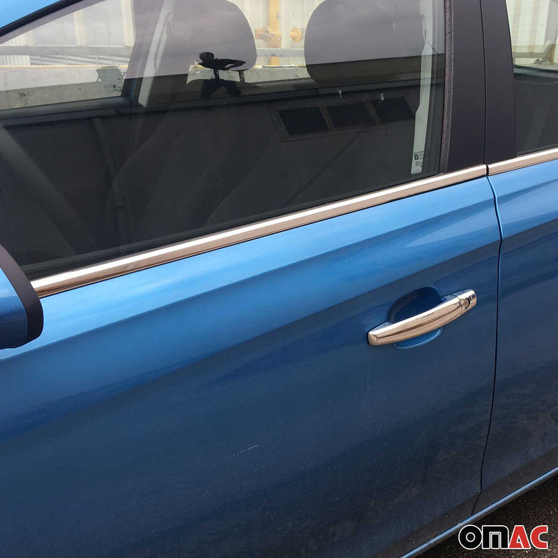 Garniture de Fenêtre pour Opel Corsa E HB 2015-2019 Acier Inox 6Pcs