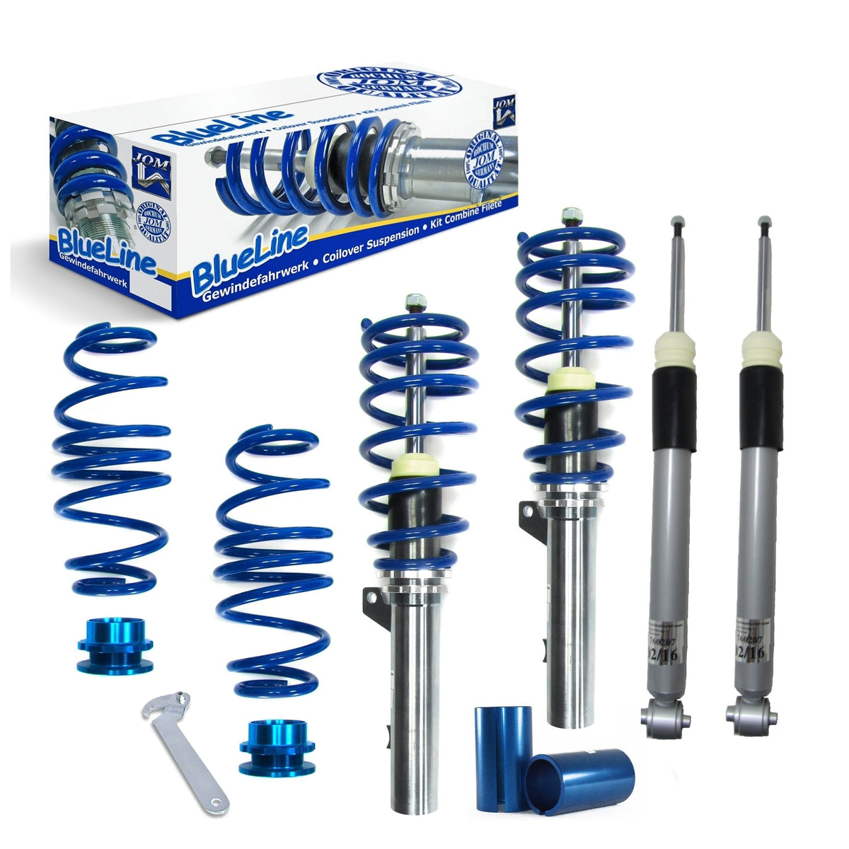 JOM BlueLine Combinés Filetés pour Skoda Octavia (5E) Berline Kombi GreenLine