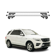 Barres de toit transversales pour Mercedes M Classe W166 2011-2015 90kg Alu