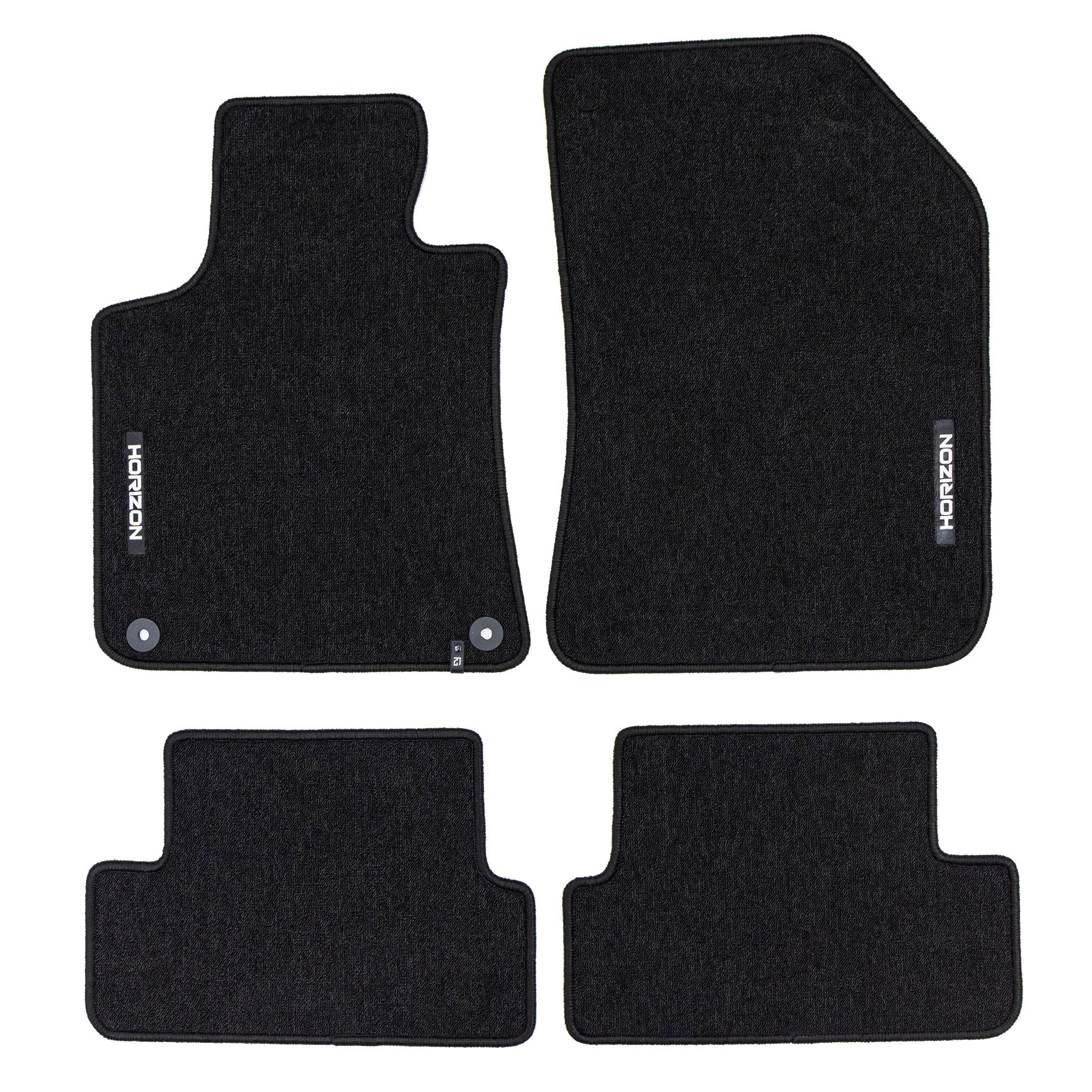 Tapis de Sol de Voiture pour Peugeot 308 II 2013-2021 Velours Imperméable 4Pcs