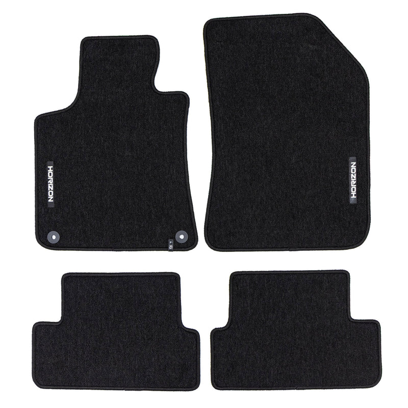 Tapis de Sol de Voiture pour Peugeot 308 II 2013-2021 Velours Imperméable 4Pcs
