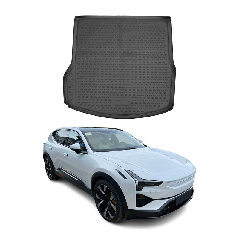 Tapis de Coffre pour Polestar Polestar2 2020-2022 TPE Noir