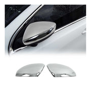 Coques de Rétroviseurs pour Peugeot 2008 2013-2019 en Acier Chromé Argent