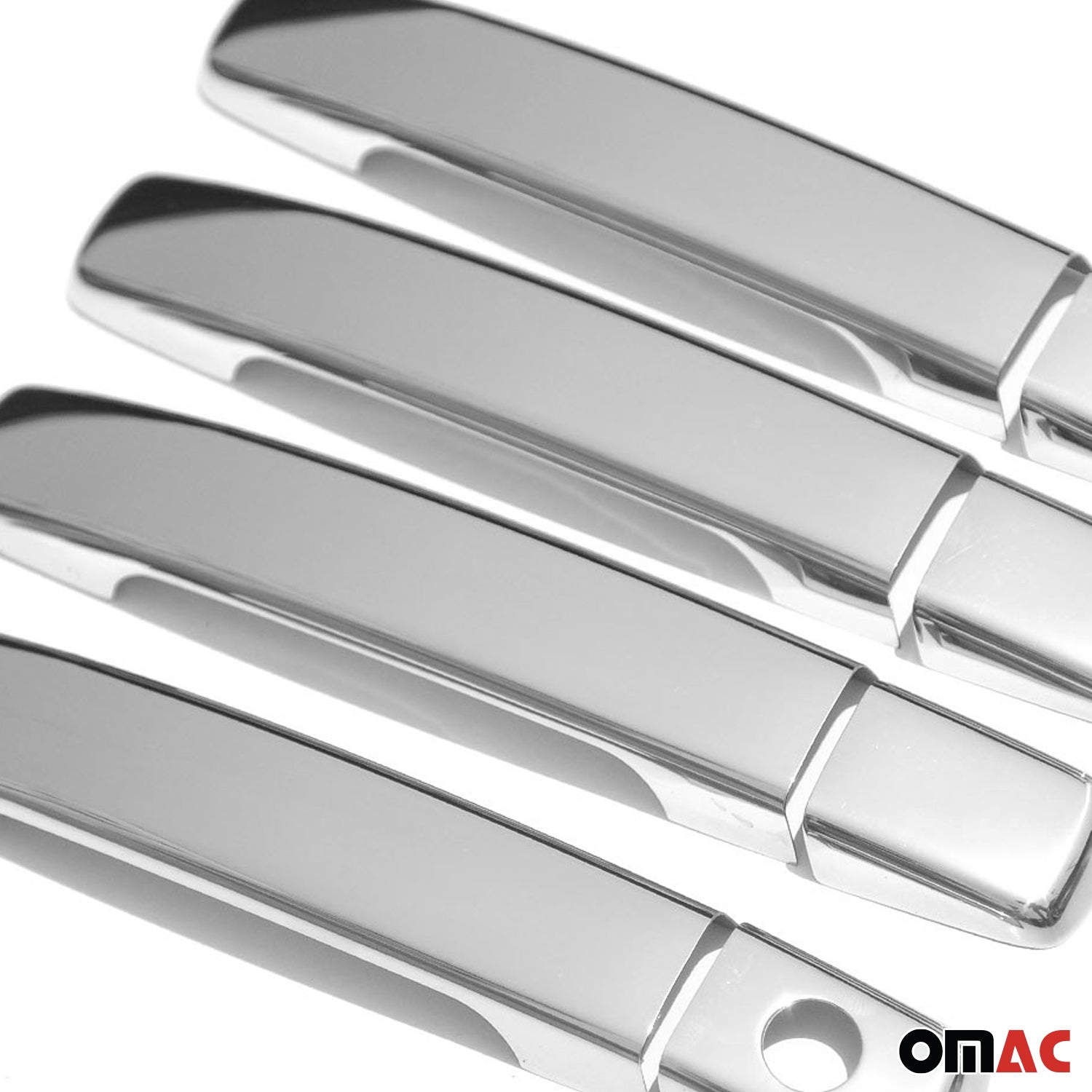 Couverture de poignée de porte pour Nissan Qashqai +2 2006-2013 Acier Inox 8Pcs