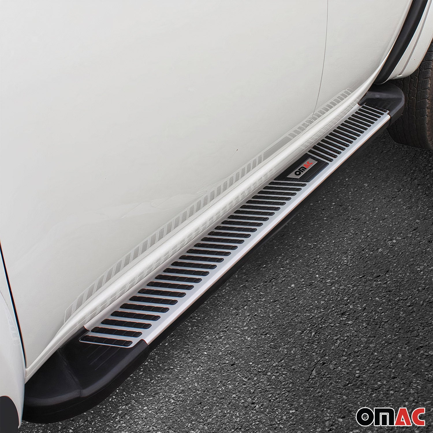 Marchepieds Latéraux pour Toyota Proace City 2019-2026 L1 Aluminium Noir Gris