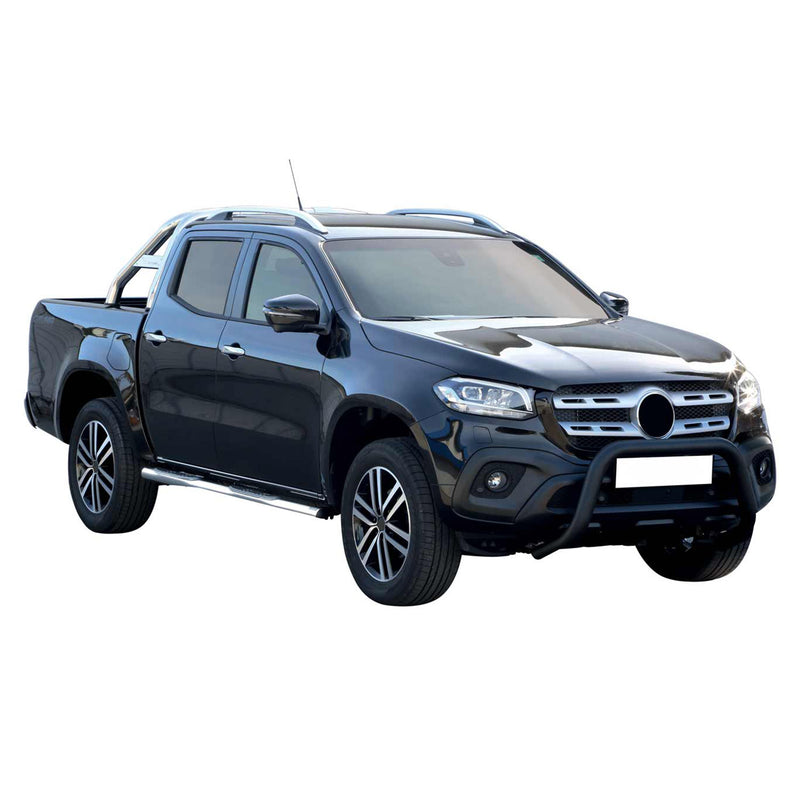 Pare-buffle Avant pour Mercedes Classe X 2017-2020 76 mm en Acier Noir