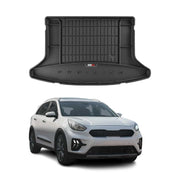 OMAC Tapis de Coffre pour Kia Niro I 2017-2022 Hybrid TPE Noir