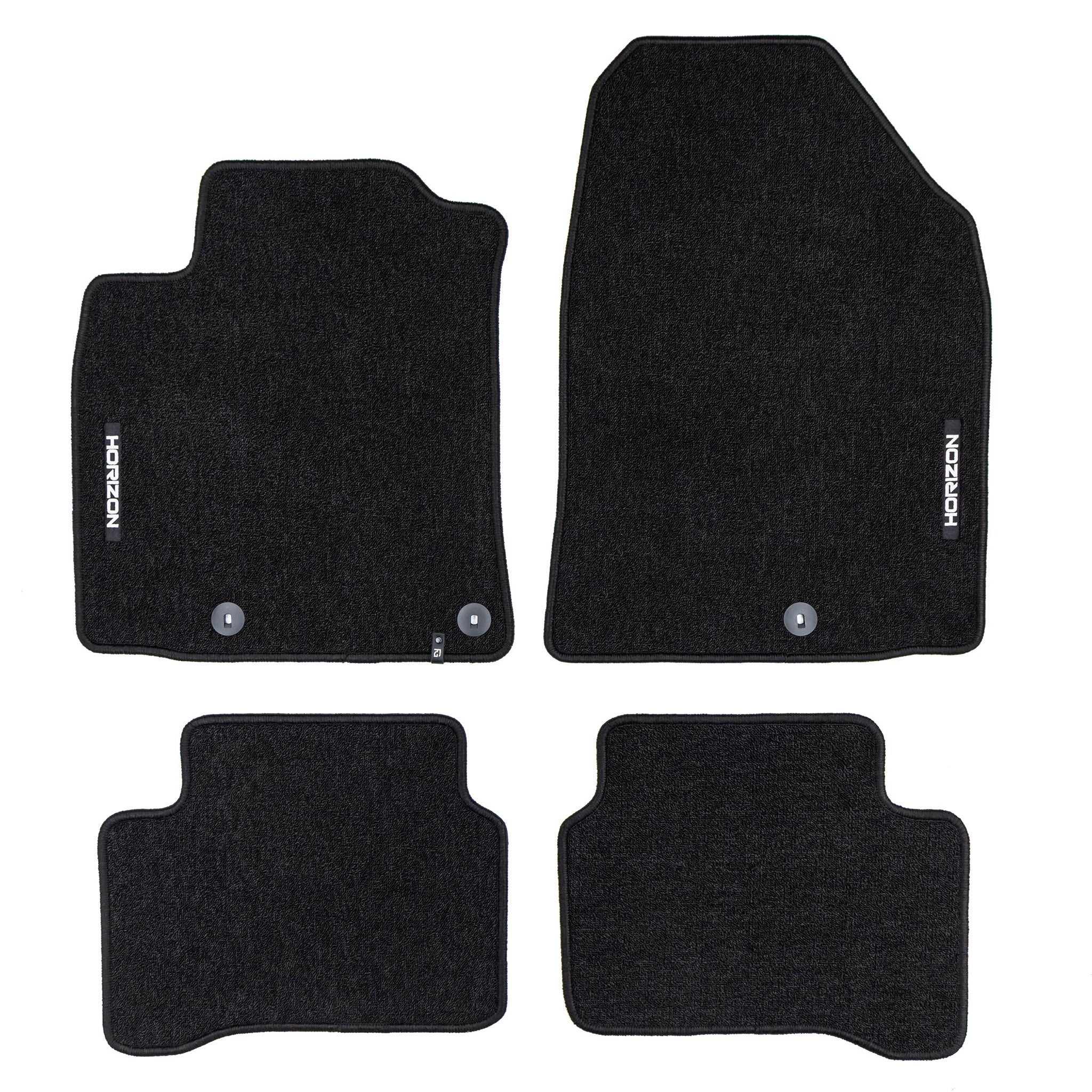 Tapis de Sol de Voiture pour Hyundai Ioniq 2016-2022 Velours Imperméable 4Pcs
