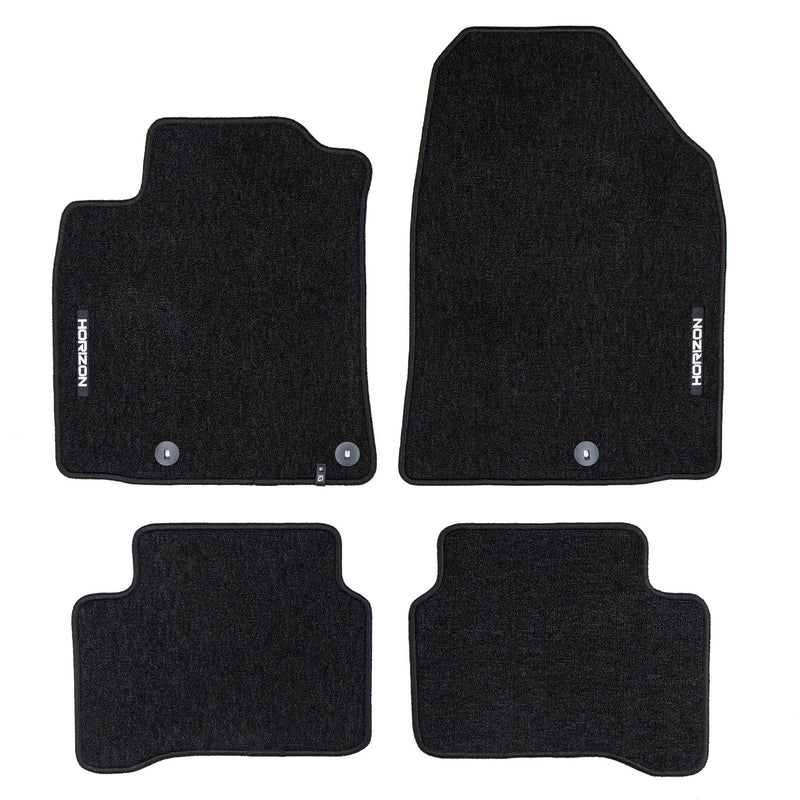 Tapis de Sol de Voiture pour Hyundai Ioniq 2016-2022 Velours Imperméable 4Pcs