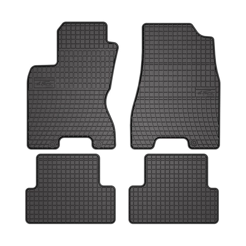 Tapis de Sol pour Nissan X-Trail 2008-2013 Caoutchouc Noir