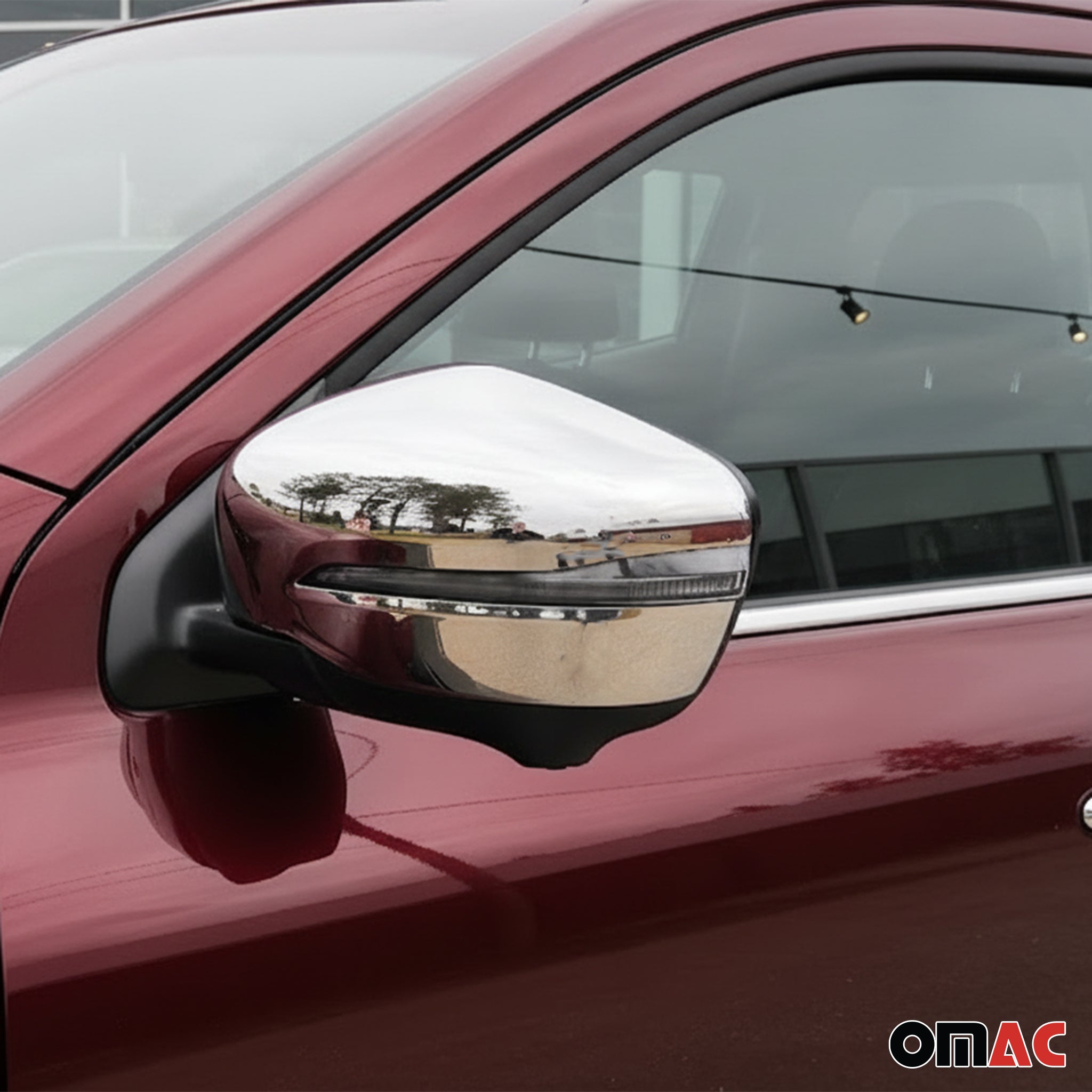 Coques de Rétroviseurs pour Mercedes Classe X 2017-2021 en Acier Chromé Argent