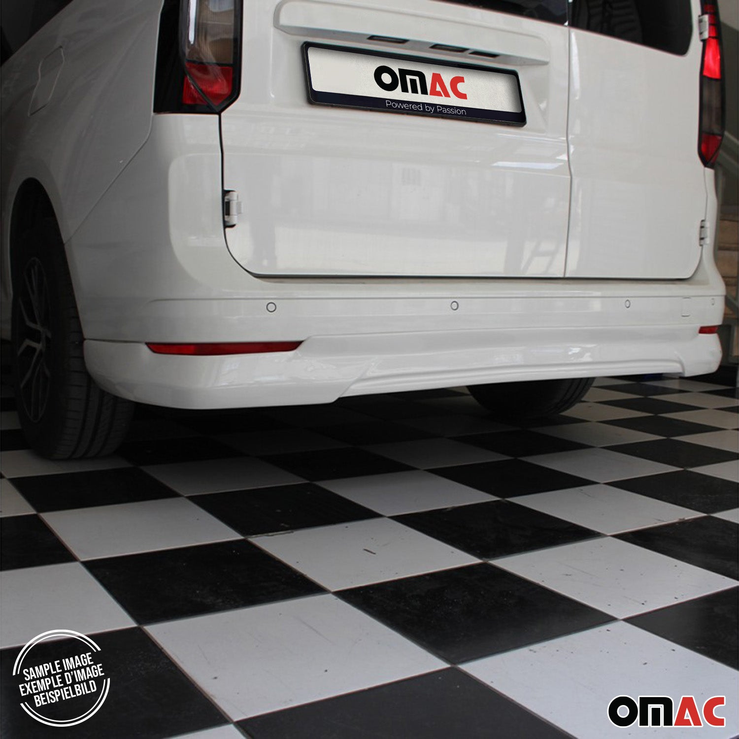 Pare-Chocs Arrière Diffuseur Splitter pour VW Caddy 2020-2026 court renforcé