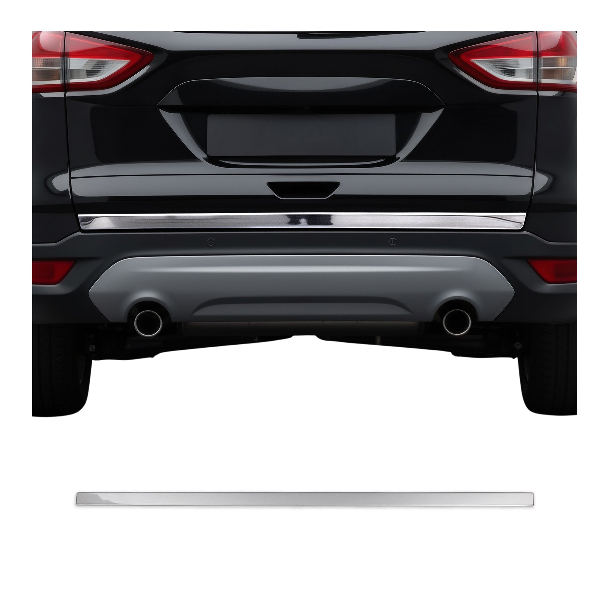 Garniture de Hayon Coffre pour Ford Kuga II 2012-2019 acier inox