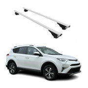 Barres de toit Transversales pour Toyota RAV4 2013-2018 Fer Argent