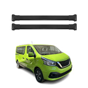 OMAC Barres de toit en aluminium pour Nissan NV300 2016-2021 Noir 2Pcs TÜV