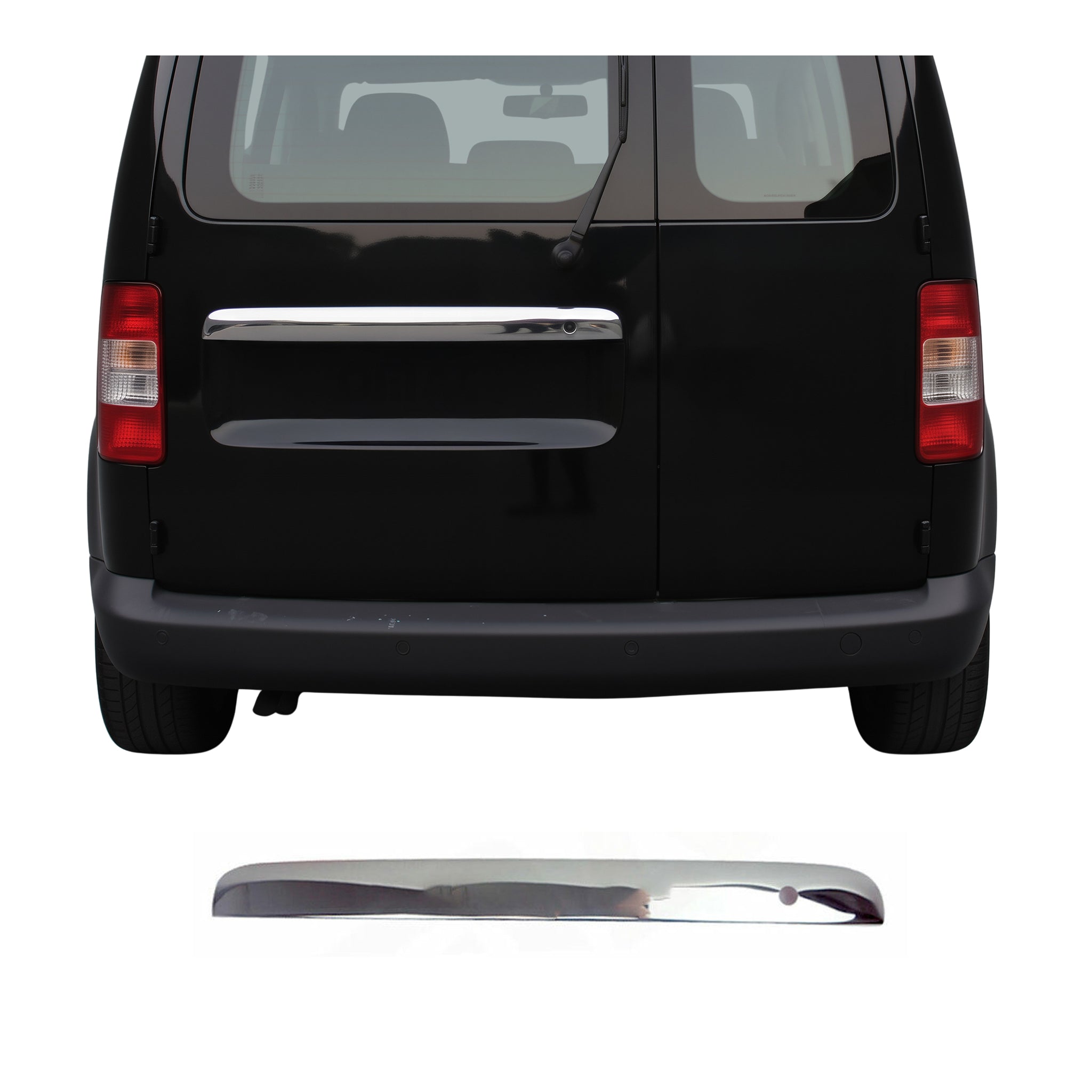 Garniture de Hayon Coffre pour VW Caddy III 2003-2015 acier inox