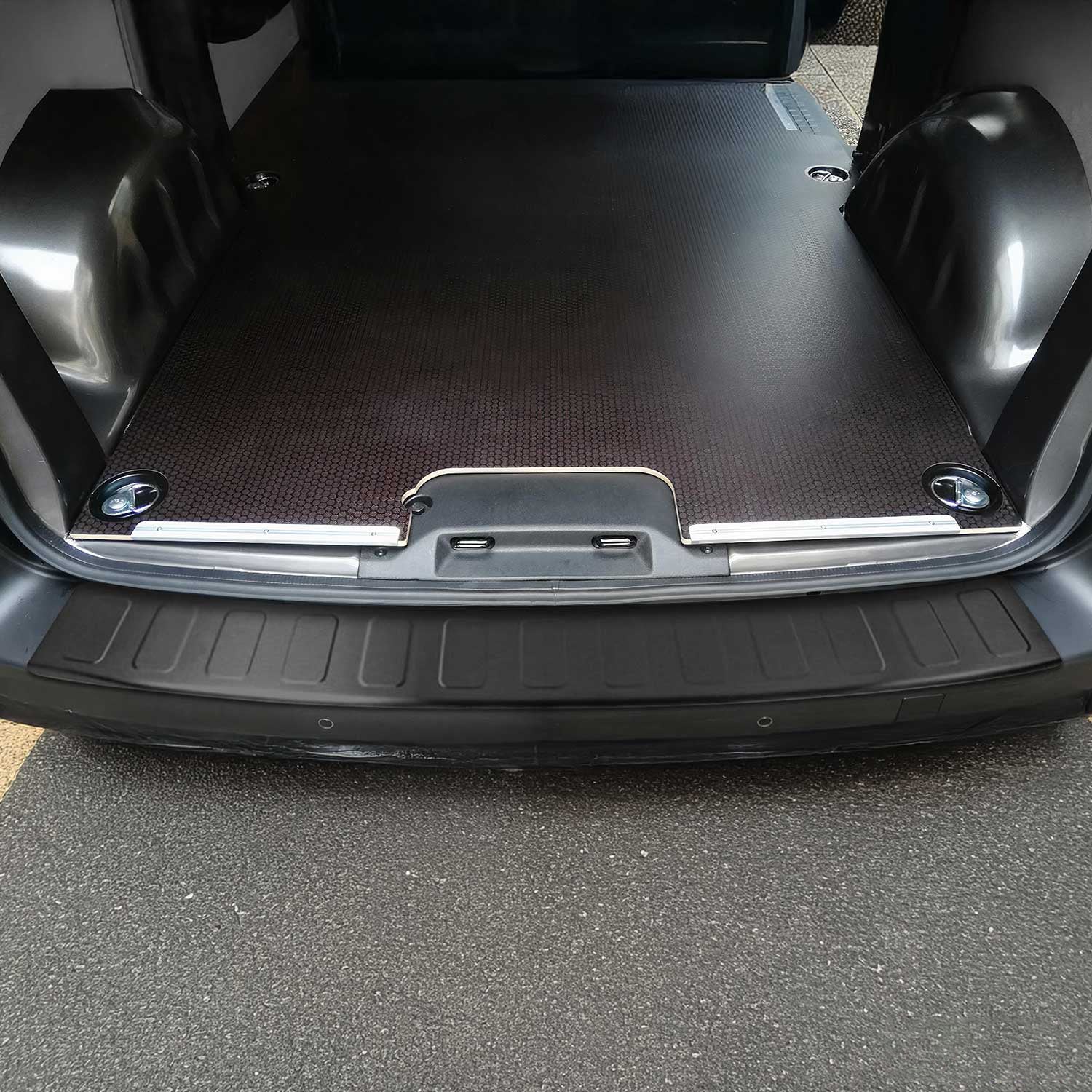 Protection de Pare-Chocs pour Opel Zafira Life 2019-2026 L3 Inox dark chrome