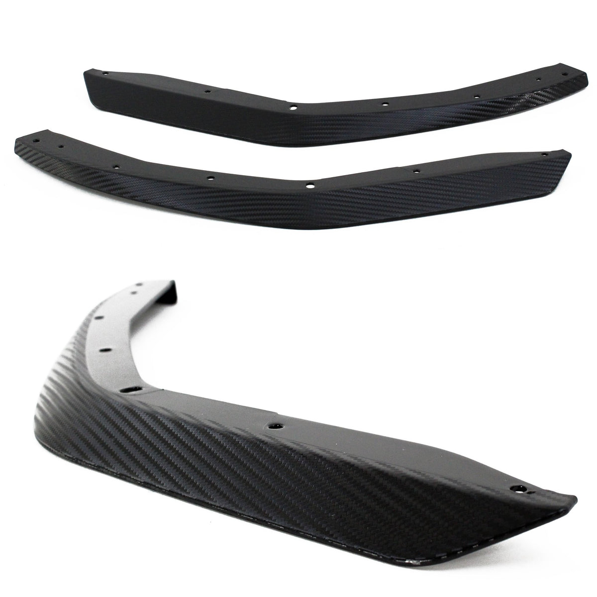 JOM Volets Avant pour BMW Série 3 G20 2019- Carbon Optik Polypropylène