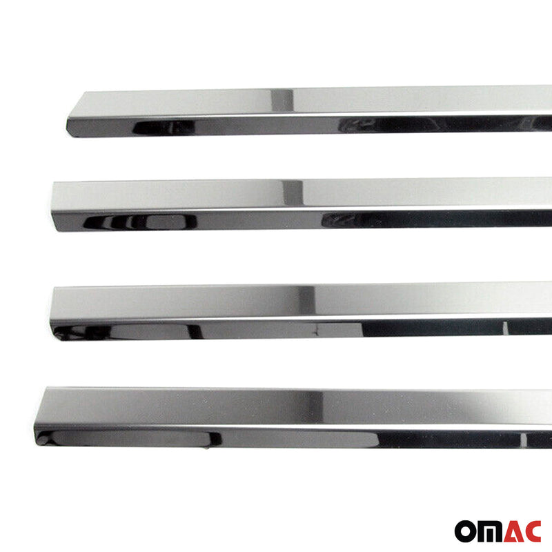 Baguettes pour contour Latérales pour FORD Fiesta 5 2002-2010 inox chrome