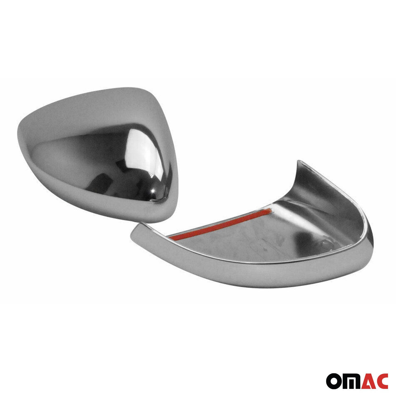 Coques de Rétroviseurs pour Fiat Tipo 2015-2026 en ABS Argent Chromé 2x