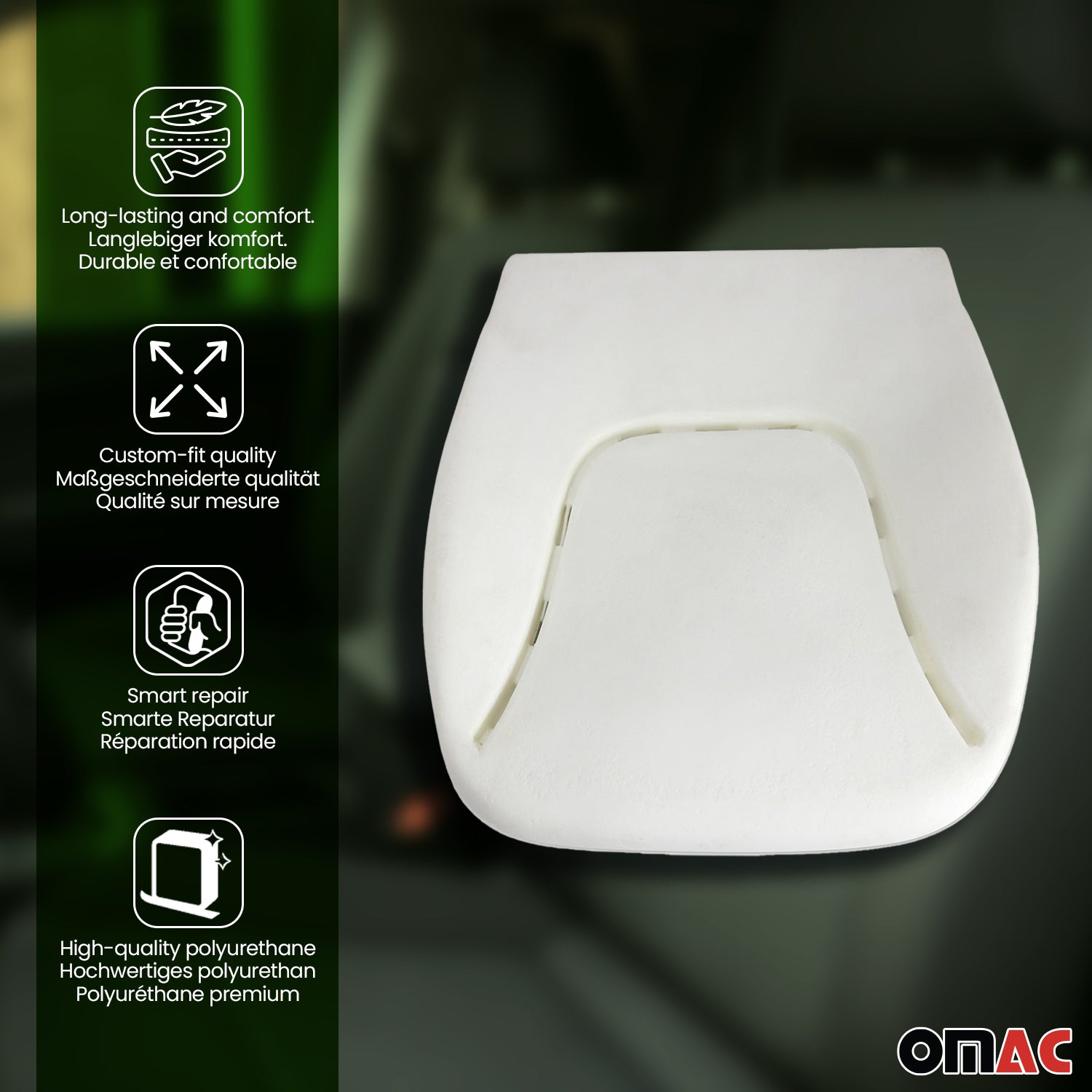 Coussin Mousse d'Assise pour VW T5 T6 Transporter Caravelle 2003-24 Remplacement