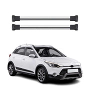 Barres de toit transversales pour Hyundai i20 Active Elite 2014-2020 Alu Gris