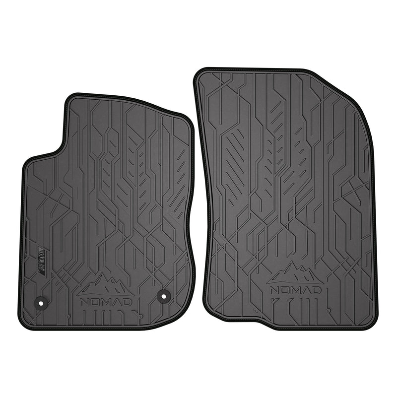 Tapis de Sol de Voiture pour Peugeot 208 I 2012-19 Caoutchouc Antidérapant Noir