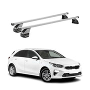 Barres de toit transversales pour Kia Ceed 2019-2026 Acier Gris