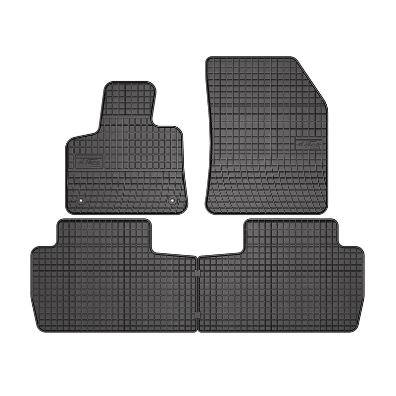 Tapis de Sol pour Peugeot 5008 2017-2022 Caoutchouc Noir