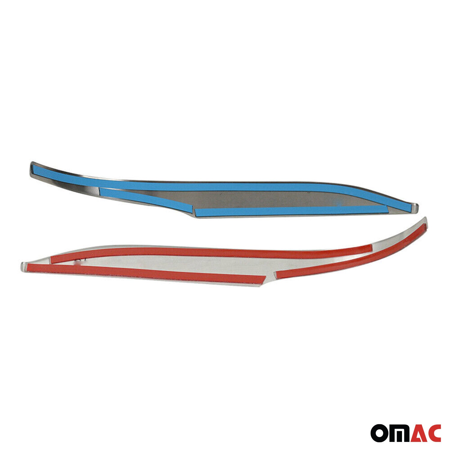 Coques de Rétroviseurs pour Toyota Hilux VIII 2015-2026 en Acier Chromé Argent