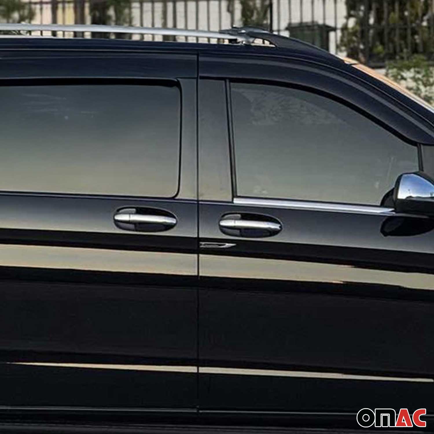 Couverture de poignée de porte pour Mercedes Vito W447 2014-2025 Acier Inox 8Pcs