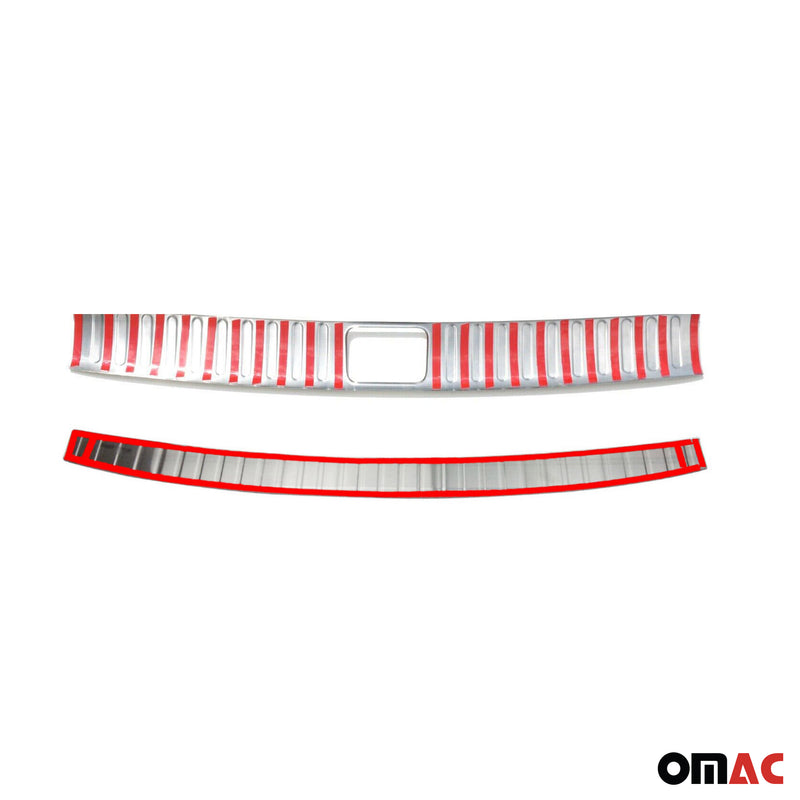 Kit Protection de Pare-Chocs arrière pour Hyundai Tucson 2015-2018 Pre-FL inox